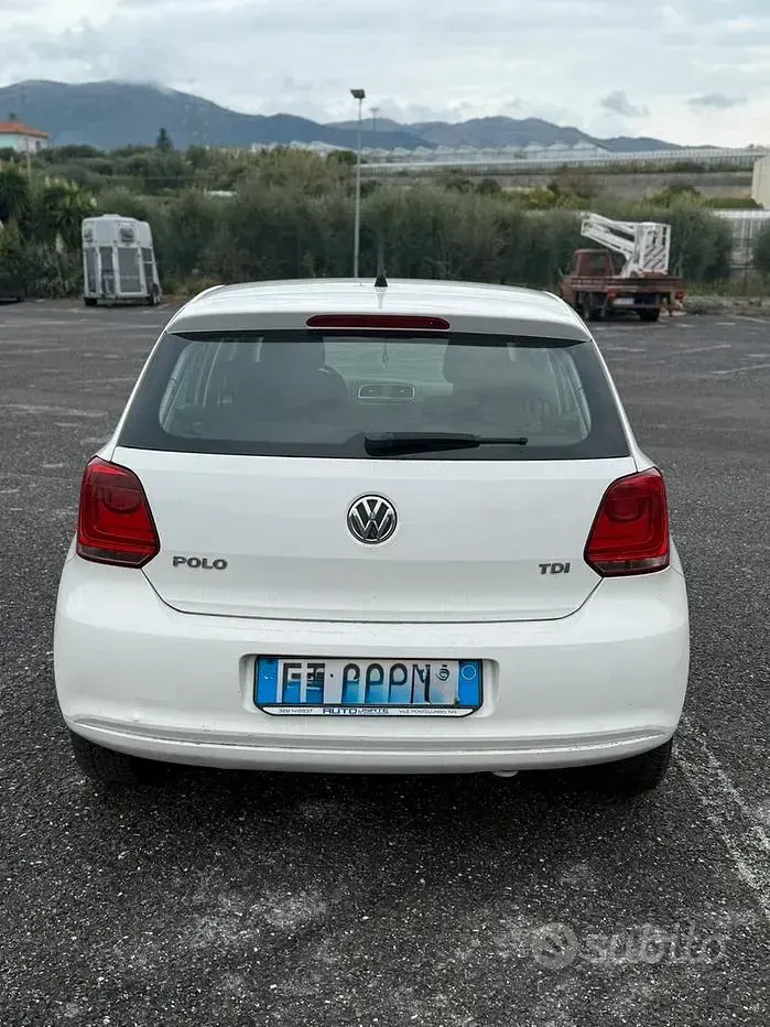 Usata VW Polo Comfortline 75 CV (55 kW) 2014 Bianco Berlina