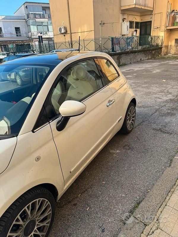 Usata Fiat 500 75 CV (55 kW) 2015 Bianco Berlina