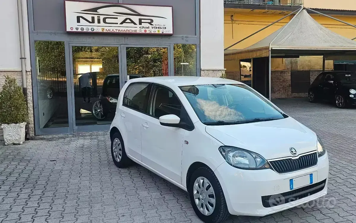 Usata Skoda Citigo Active 60 CV (44 kW) 2016 Bianco Utilitaria
