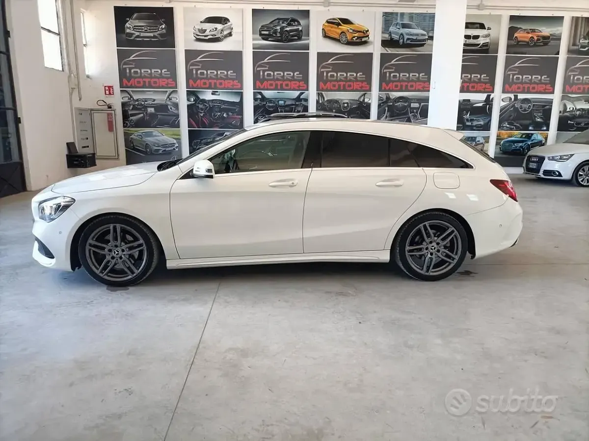 Usata Mercedes CLA220 Premium 177 CV (130 kW) 2018 Bianco Coupé