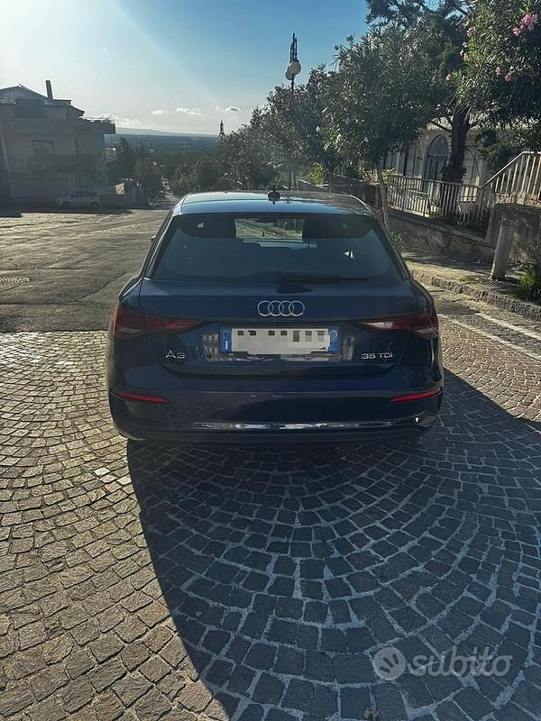 Usata Audi A3 116 CV (85 kW) 2020 Blu Berlina