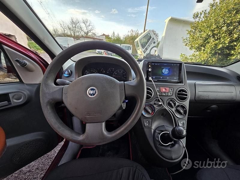 Usata Fiat Panda 2008 Rosso Utilitaria