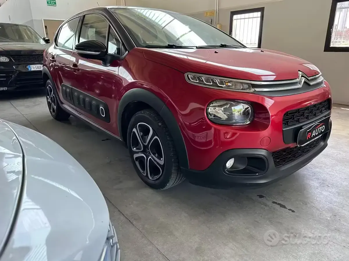 Usata Citroën C3 PureTech 82 CV (60 kW) 2018 Rosso Utilitaria