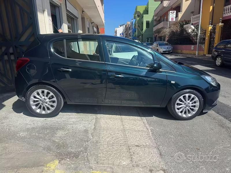 Usata Opel Corsa 95 CV (69 kW) 2015 Verde Utilitaria