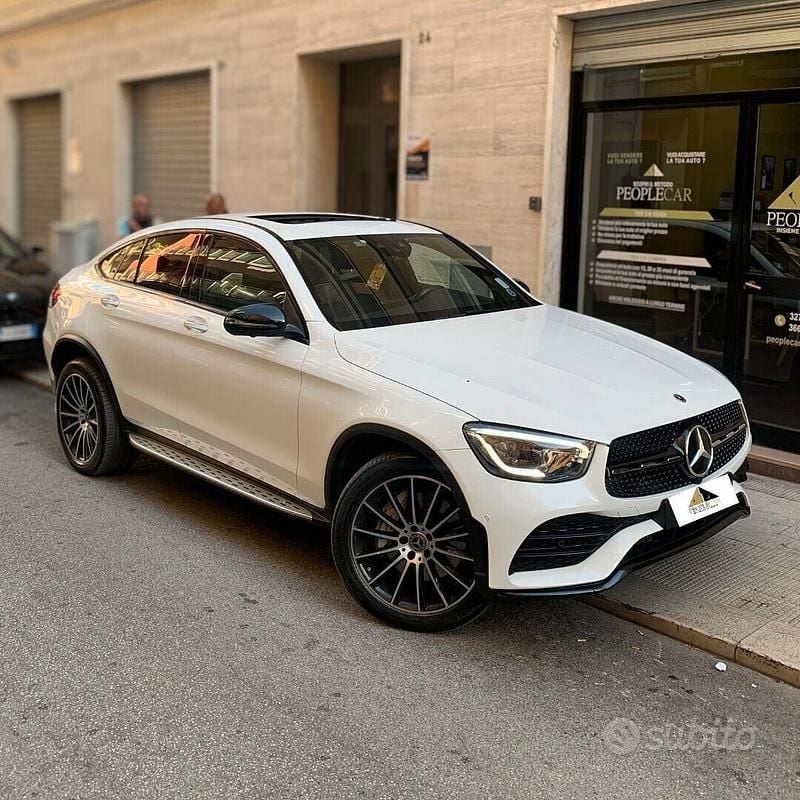 Bianco Usata 2020 Mercedes GLC220 Premium Coupé | 42.900 € (Buon prezzo) - Immagine 1/4