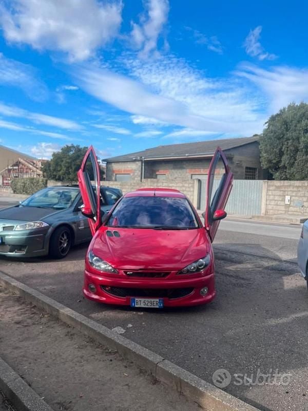Usata Peugeot 206 60 CV (44 kW) 2006 Rosso Berlina