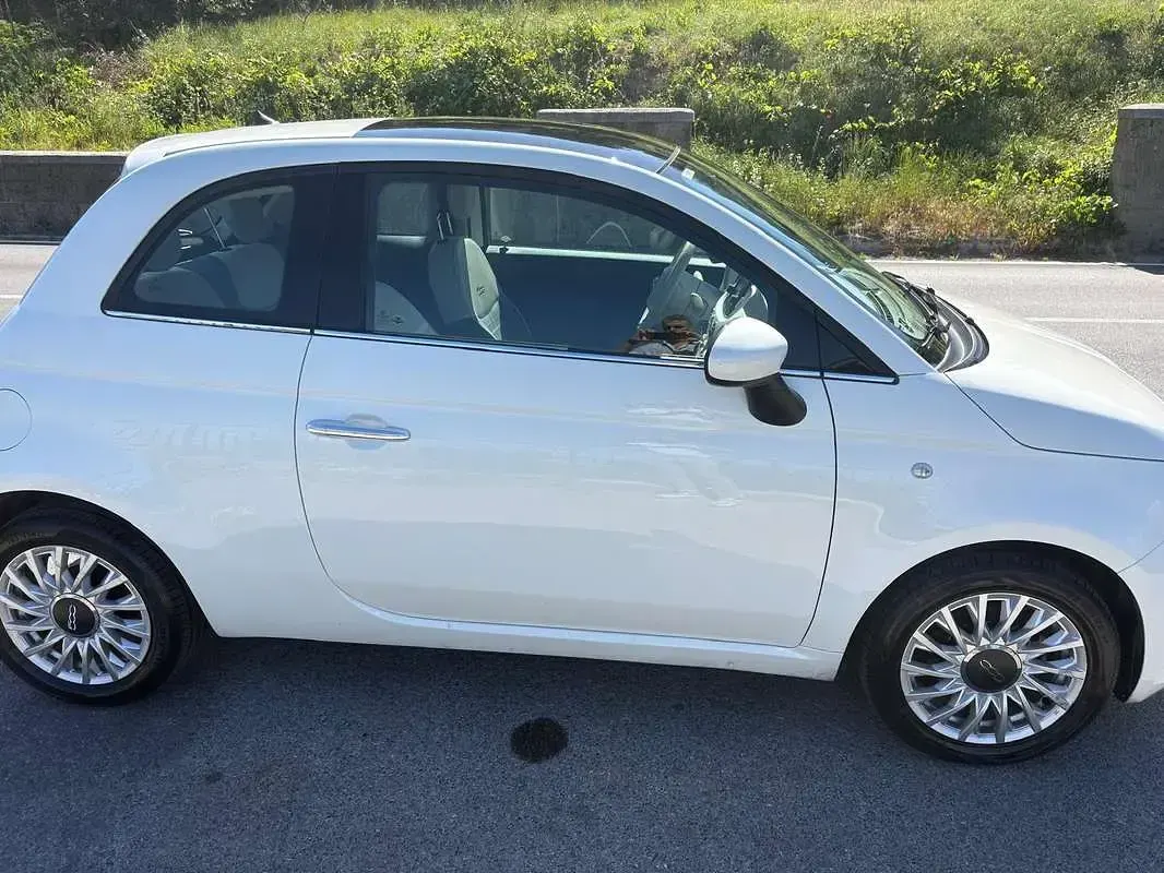 Usata Fiat 500 Lounge 69 CV (50 kW) 2018 Bianco Utilitaria