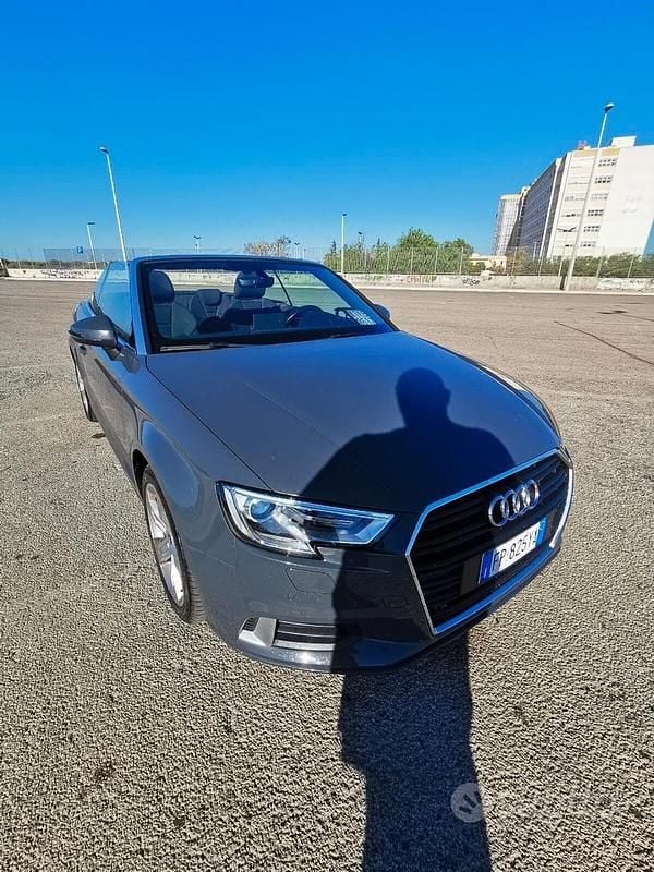 Grigio Usata 2018 Audi A3 Cabriolet Sport Cabrio | 14.990 € (Ottimo prezzo) - Immagine 1/4
