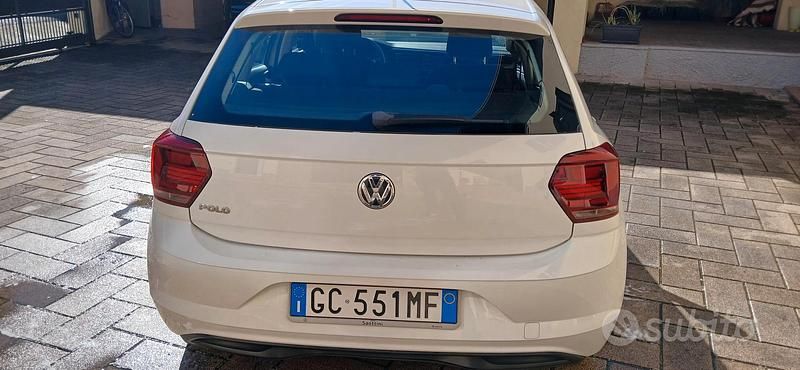 Usata VW Polo Trendline 75 CV (55 kW) 2018 Bianco Utilitaria