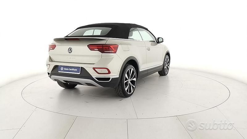 Usata VW T-Roc Cabriolet Style 150 CV (110 kW) 2024 Giallo Cabrio