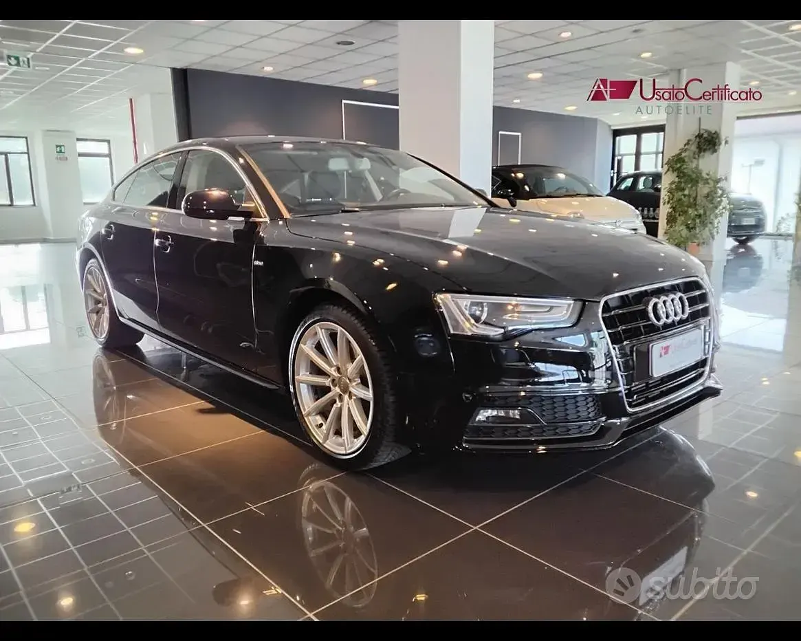 Usata Audi A5 Advanced 143 CV (105 kW) 2013 Nero Coupé