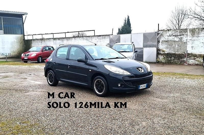 Usata Peugeot 206 60 CV (44 kW) 2012 Nero Berlina