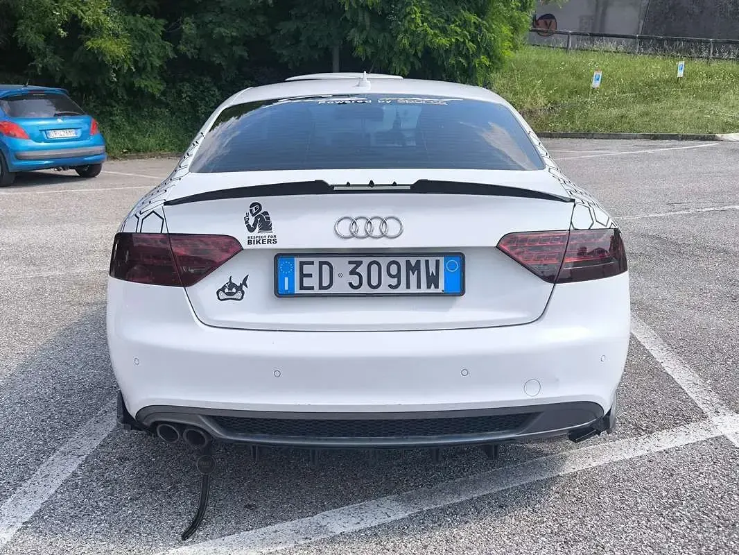 Usata Audi A5 S-Line 170 CV (125 kW) 2010 Bianco Coupé