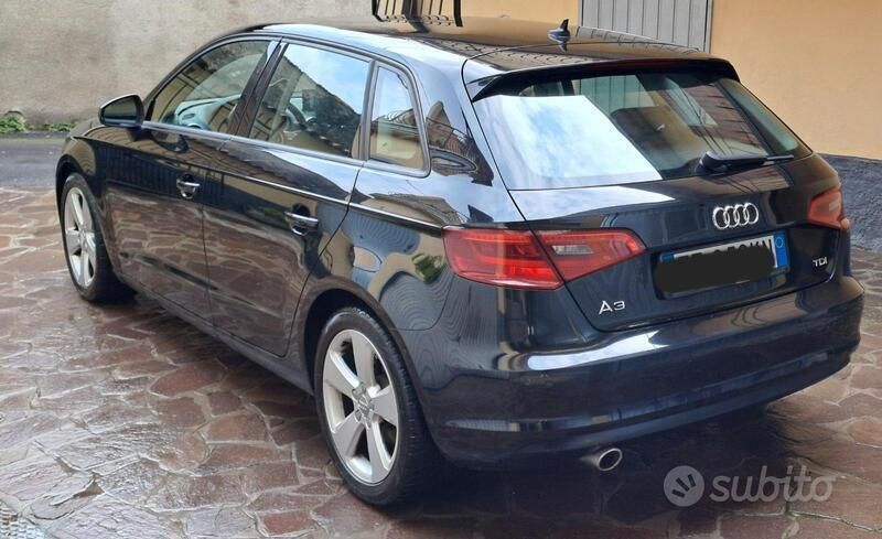 Usata Audi A3 110 CV (80 kW) 2015 Nero Utilitaria