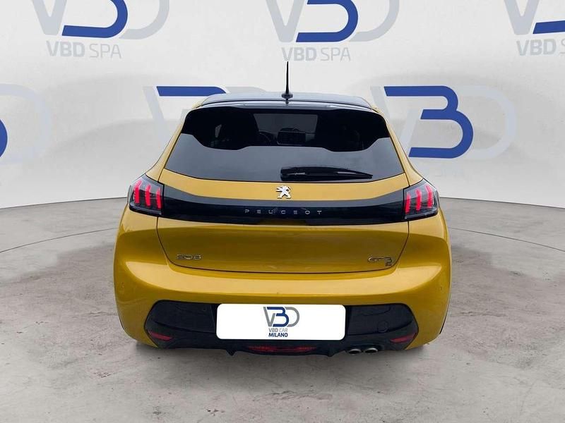 Usata Peugeot 208 GT 131 CV (96 kW) 2021 Giallo Utilitaria