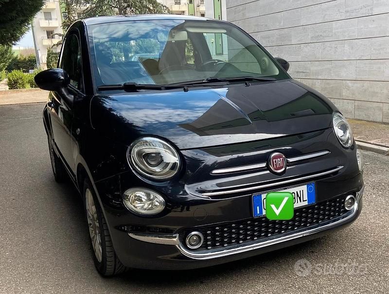 Usata Fiat 500 75 CV (55 kW) 2010 Nero Berlina
