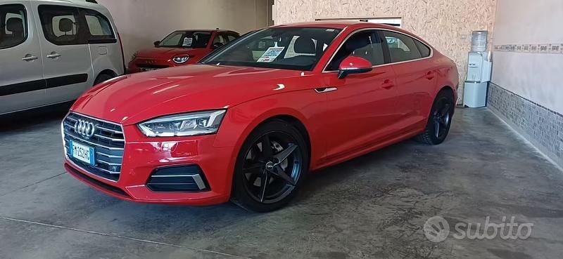 Usata Audi A5 Sportback 190 CV (139 kW) 2017 Rosso Utilitaria