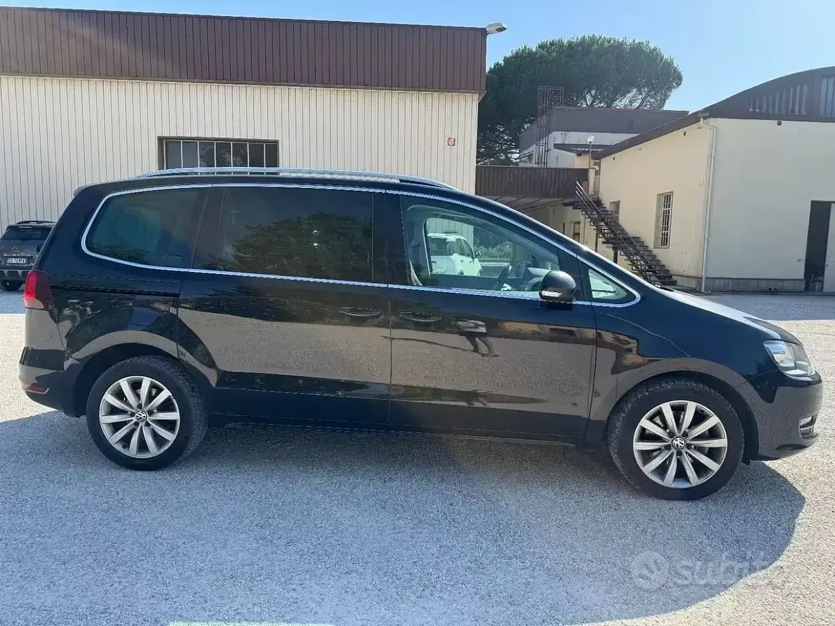 Usata VW Sharan Highline 150 CV (110 kW) 2018 Nero Monovolume
