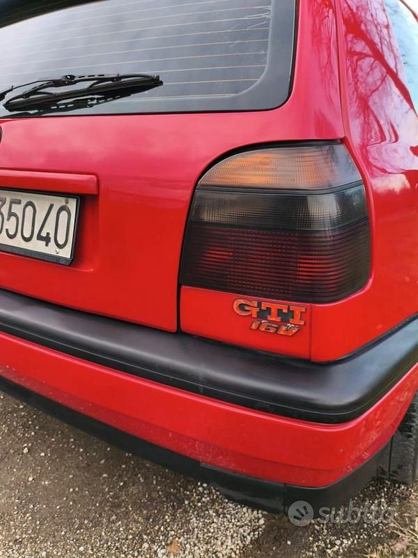 Usata VW Golf III GTI 116 CV (85 kW) 1993 Rosso Berlina