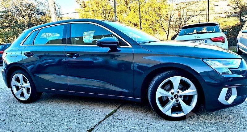 Usata Audi A3 150 CV (110 kW) 2021 Grigio Berlina