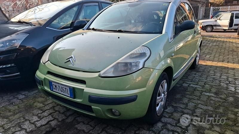 Usata Citroën C3 Pluriel 73 CV (53 kW) 2004 Verde Cabrio