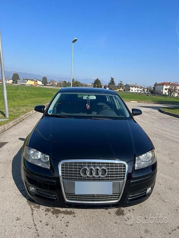 Usata Audi A3 105 CV (77 kW) 2007 Nero Utilitaria