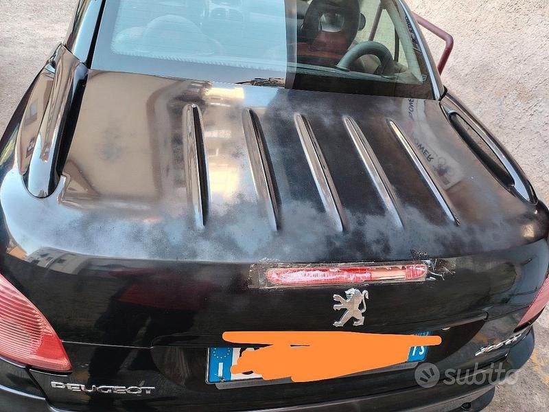 Usata Peugeot 206 CC 2003 Nero Cabrio