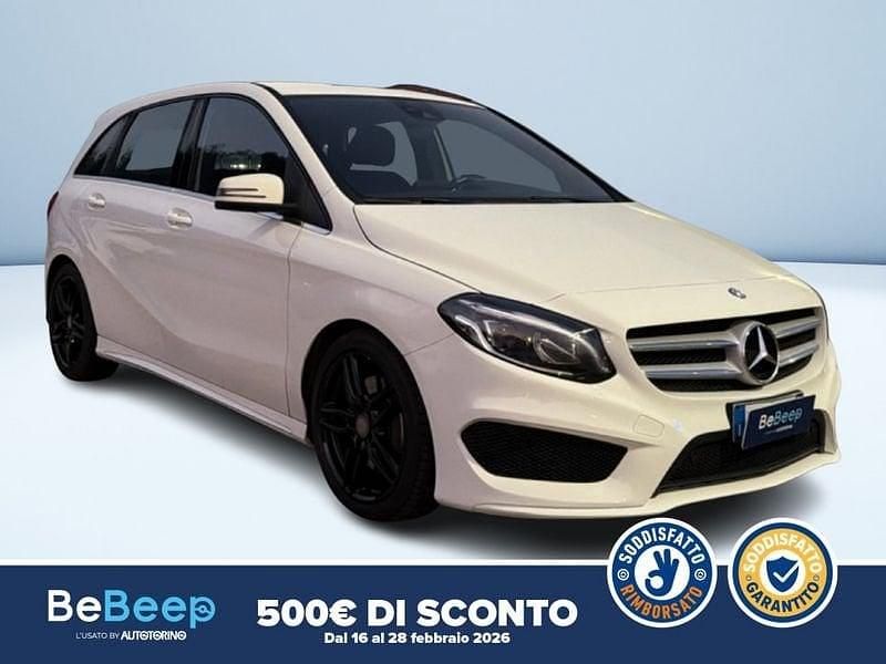 Usata Mercedes B220 Premium 177 CV (130 kW) 2016 Bianco pastello Monovolume