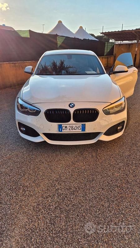 Usata BMW 118 M Sport 150 CV (110 kW) 2018 Bianco Utilitaria