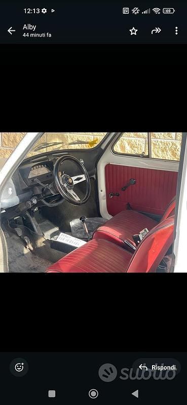 Usata Fiat 500 1970 Bianco Utilitaria