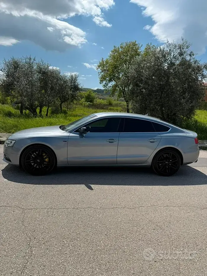 Usata Audi A5 S-Line 190 CV (139 kW) 2015 Grigio Coupé