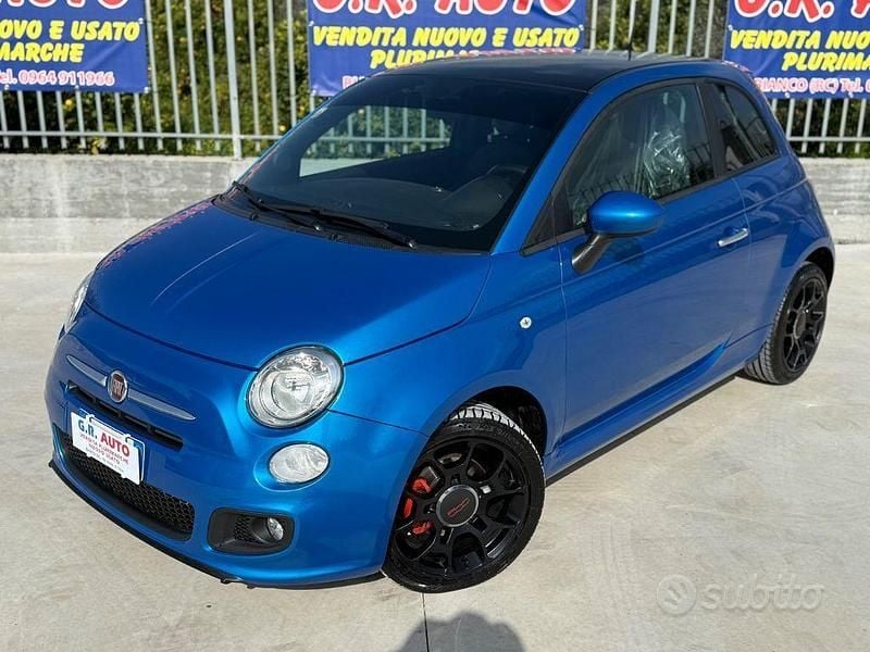 Usata Fiat 500 Sport 95 CV (69 kW) 2015 Blu Utilitaria