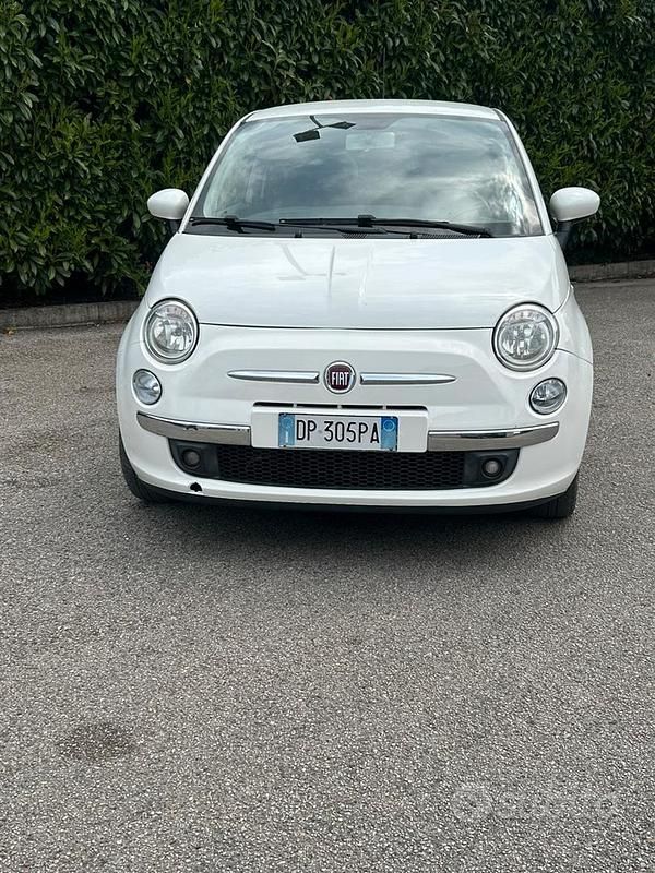 Usata Fiat 500 75 CV (55 kW) 2008 Bianco Berlina