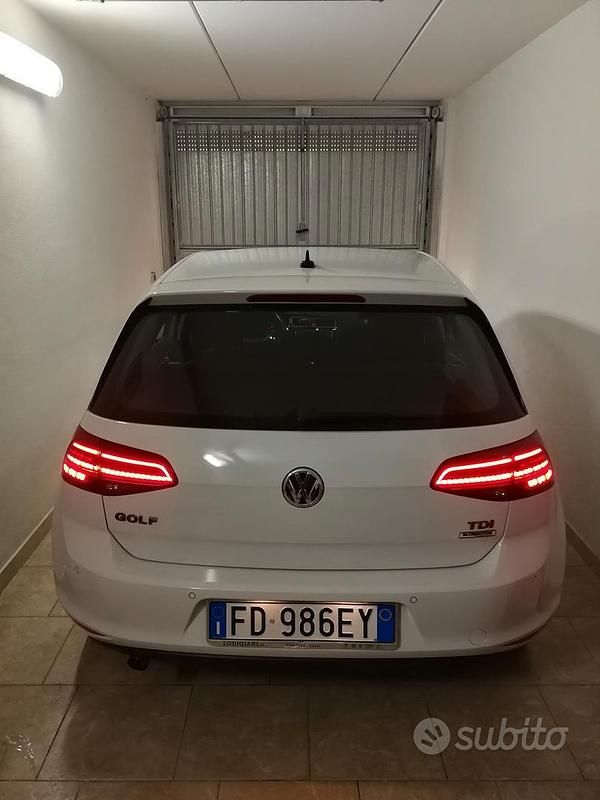 Usata VW Golf VII 110 CV (80 kW) 2016 Bianco Berlina