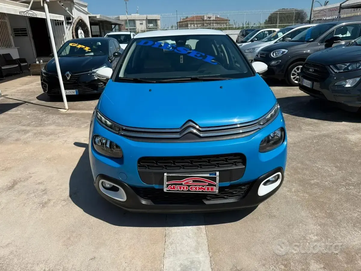 Usata Citroën C3 Shine 75 CV (55 kW) 2017 Blu Berlina