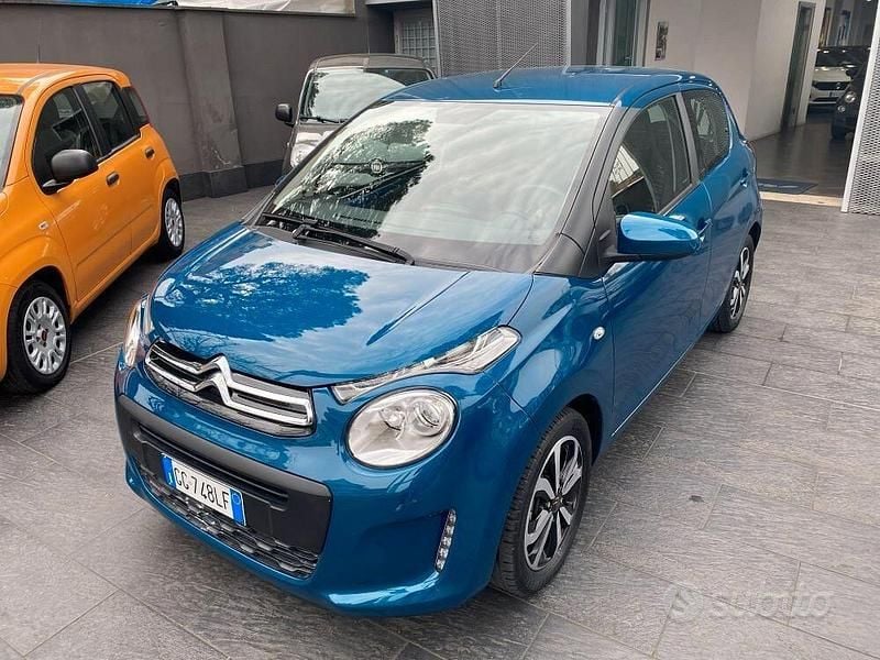 Usata Citroën C1 Feel 72 CV (52 kW) 2021 Blu/azzurro Utilitaria