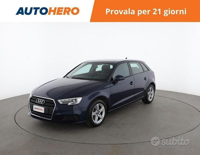 Usata Audi A3 116 CV (85 kW) 2018 Blu Berlina