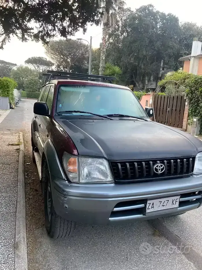 Usata Toyota Land Cruiser 125 CV (91 kW) 1996 Rosso SUV