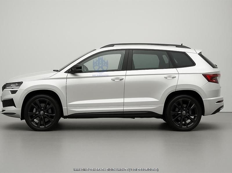 Usata Skoda Karoq SportLine 150 CV (110 kW) 2021 Bianco SUV