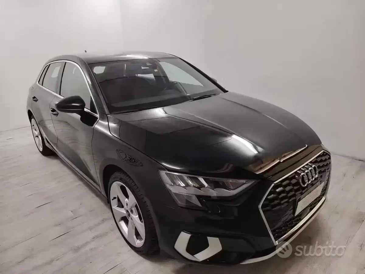 Usata Audi A3 110 CV (80 kW) 2022 Nero Berlina