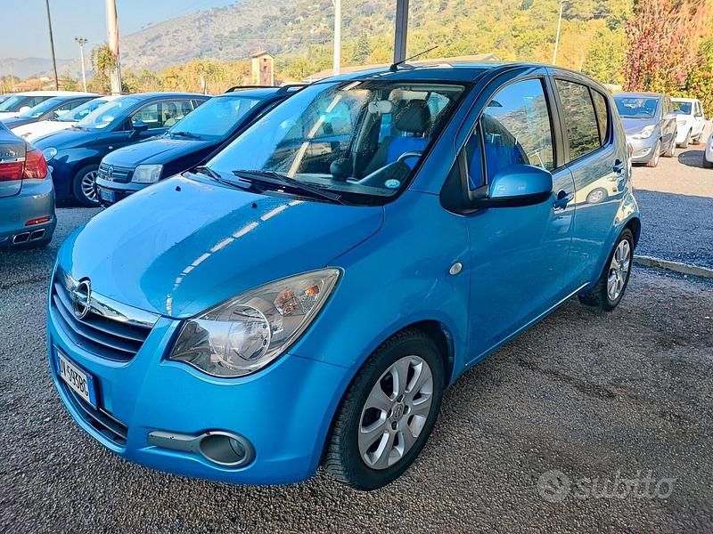 Blu Usata 2009 Opel Agila Enjoy Monovolume | 3600 € (Buon prezzo) - Immagine 1/4