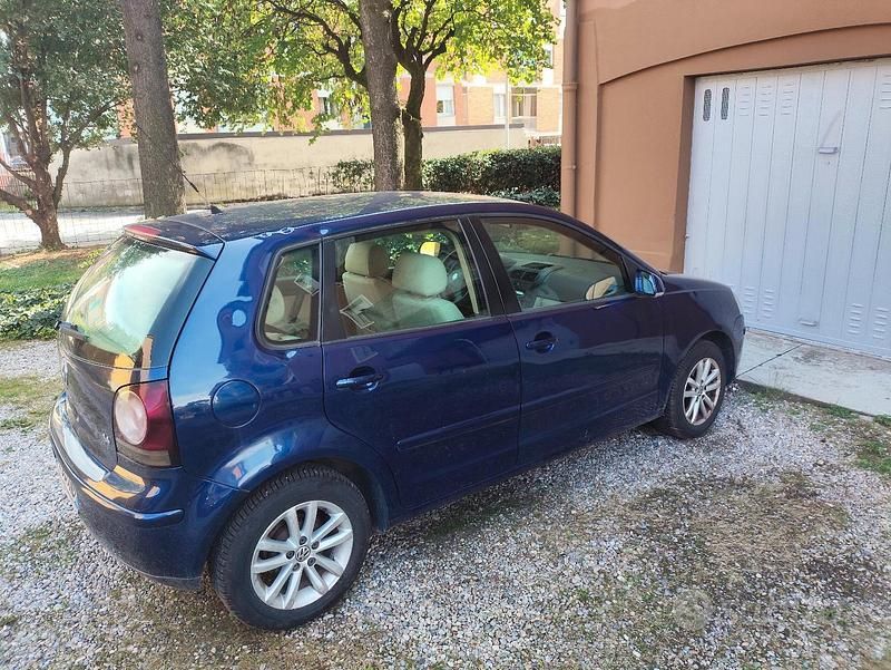 Usata VW Polo 105 CV (77 kW) 2008 Blu Utilitaria