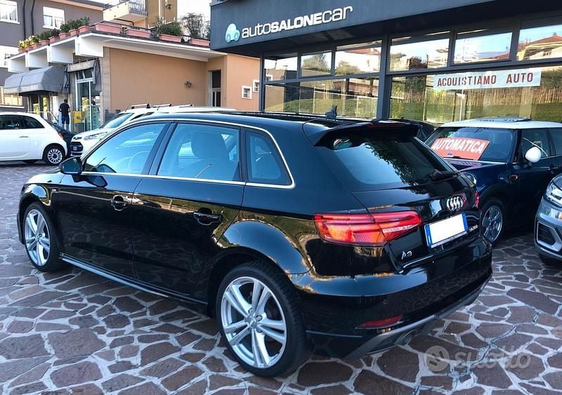 Usata Audi A3 Sport 116 CV (85 kW) 2019 Nero Berlina
