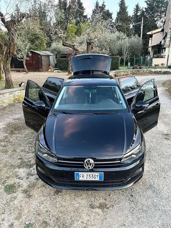 Usata VW Polo Comfortline 80 CV (58 kW) 2018 Nero Utilitaria