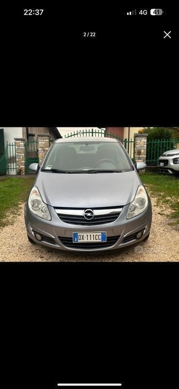 Usata Opel Corsa Sport 80 CV (58 kW) 2009 Grigio Berlina