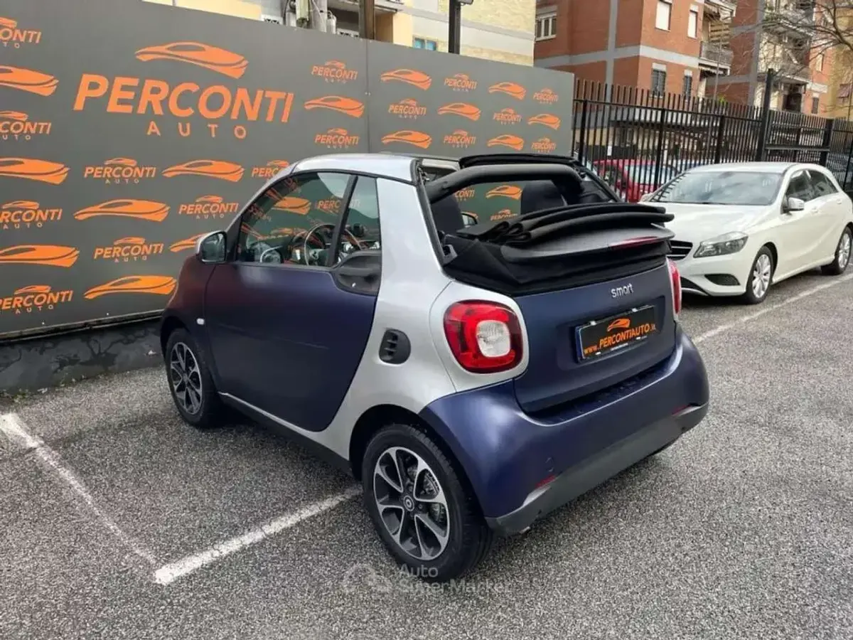 Usata Smart ForTwo Cabrio Passion 90 CV (66 kW) 2016 Blu/azzurro Cabrio