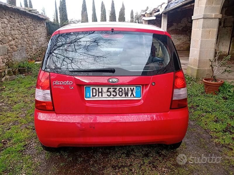 Usata Kia Picanto 2007 Rosso Utilitaria