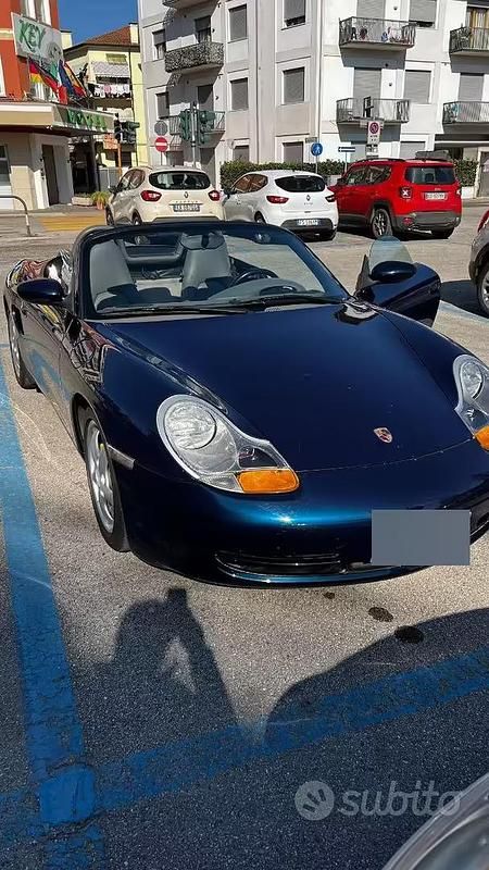 Usata Porsche Boxster 204 CV (150 kW) 2002 Blu Cabrio