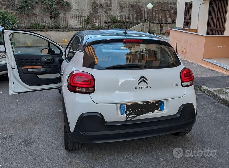 Usata Citroën C3 PureTech 83 CV (61 kW) 2019 Bianco Berlina