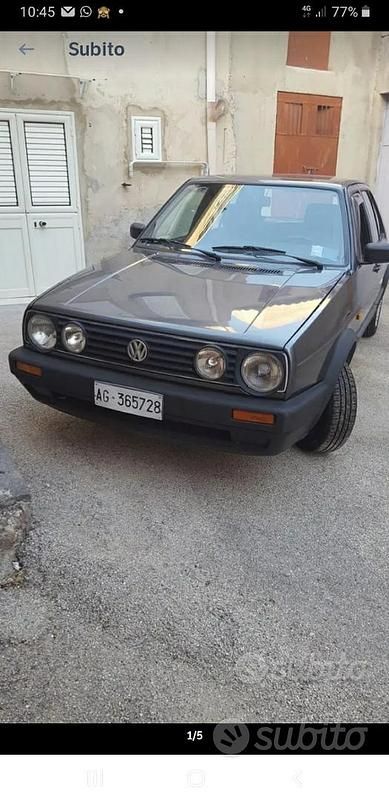 Usata VW Golf II 1989 Grigio Utilitaria